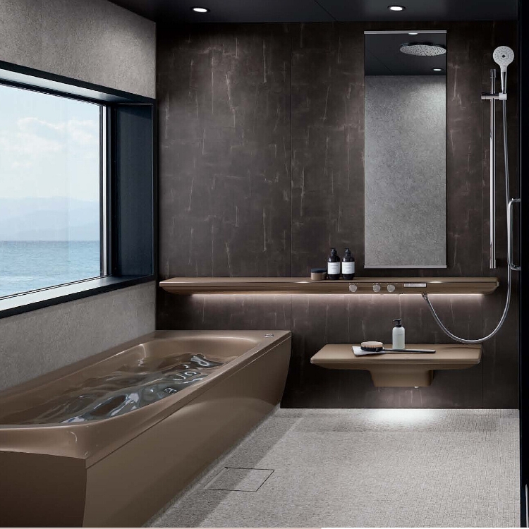 シンラ 壁柄:ブラスブラック